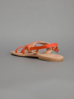 Erotokritos Strappy Flat Sandal