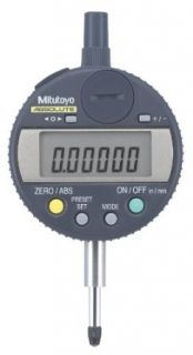 Mitutoyo 543 262 Absolute LCD Digimatic Indicator ID C with Max/Min Value Holding Function, #4 48 UNF Thread, 0.375" Stem Dia., Lug Back, 0 0.5"/0 12.7mm Range, 0.00005"/0.001mm Graduation, +/ 0.003048mm Accuracy Electronic Indicators Indu