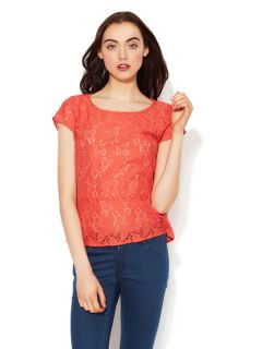 Cotton Lace Tee by Alex + Alex