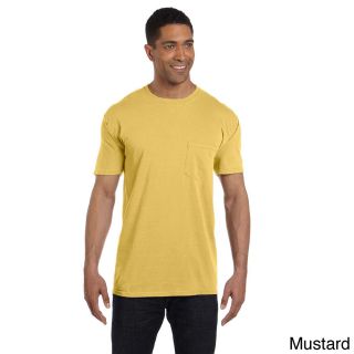 Comfort Colors 6.1 ounce Garment dyed Pocket T shirt Yellow Size XXL