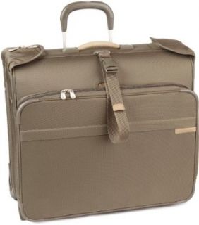 Briggs & Riley Deluxe Wheeled Garment Bag,Olive,20x24x11.5 Clothing