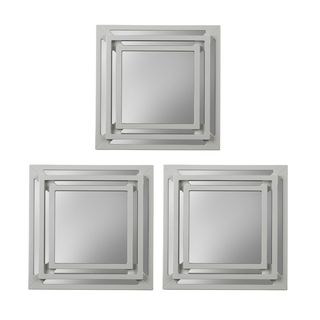 Elements Triple Square Mirrors (set Of 3)