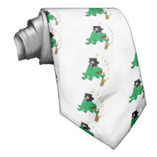 Saxy Frog Custom Ties