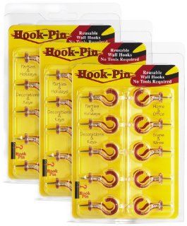Hook Pin Reusable Wall Hook, 30 Pack #83282