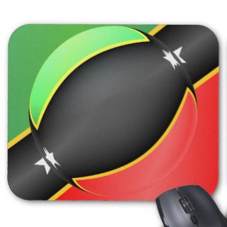 St Kitts And Nevis Flag Mouse Pad