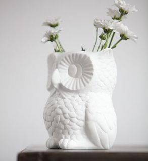 owl vase by rose & grey