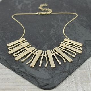 metal stella necklace by my posh shop