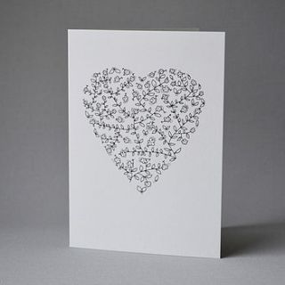 daisy chain heart card by lucy says i do