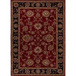 Hand tufted Traditional Oriental Red/ Orange Rug (26 X 4)