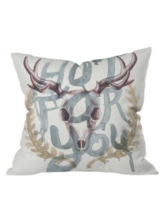 Wesley Bird Hot For You Throw Pillow by DENY Designs