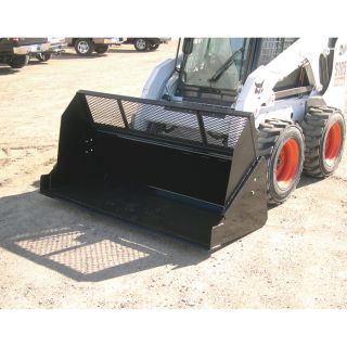 Paumco Extended Bucket Backstop — 96in.L, Adds 36 Cu. Ft. Capacity, Model# 1107-96  Skid Steers   Attachments