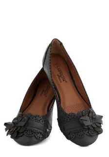A Tribute to Archi texture Flat in Black  Mod Retro Vintage Flats