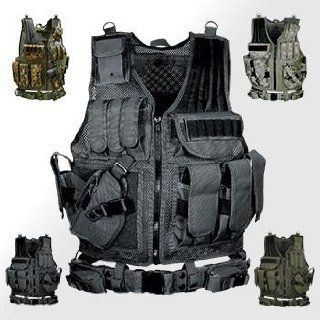 UTG 547 Law Enforcement Tactical Left Handed Vest, Black  Airsoft Holsters  Sports & Outdoors