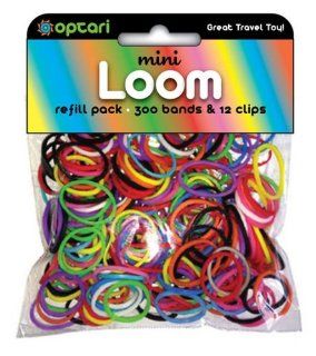 Optari Mini Loom Refill Pack (300 Bands) Toys & Games