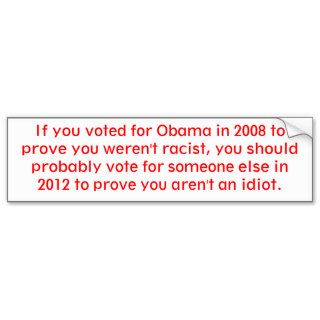Vote 2012 bumper stickers
