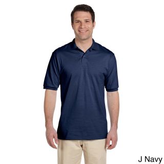 Jerzees Jerzees Mens 50/50 Spotsheild Jersey Polo Shirt Navy Size XXL