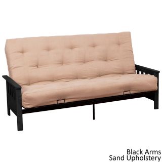 Epicfurnishings Provo Full size With Inner Spring Futon Sofa Sleeper Bed Black Size Full