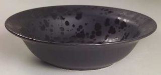 Signature Moondrops Rim Cereal Bowl, Fine China Dinnerware   Black Background, M