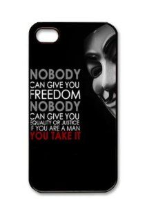 Anonymous Quote Iphone 4/4s Hard Shell Case, Best Iphone 4 4s Cases for Getbestoffer Cell Phones & Accessories