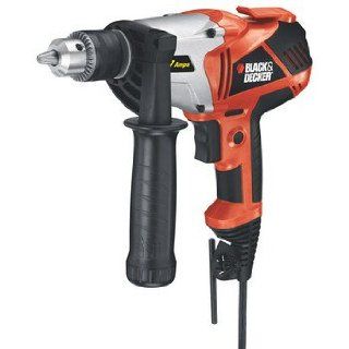 Factory Reconditioned Black & Decker DR550R 7.0 Amp 1/2 in VSR Drill Driver   Power Pistol Grip Drills  