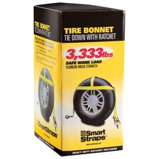SmartStraps Car Tire Tie-Down — 10,000-Lb. Capacity, Model# 851  Ratchet Tie Down Straps