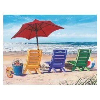 Beachy Keen 550 Piece Puzzle   24" X 18" By Artist Scott Westmoreland Toys & Games