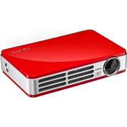 Vivitek Qumi Q5 500 Lumen WXGA HD 720p 3D Ready Pocket DLP Projector (Red) Refur