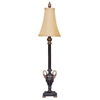Dimond Lighting Black/ Gold Leaf 1 light Table Lamp