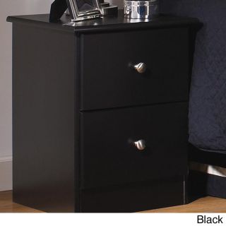 Lang Furniture Special 2 drawer Nightstand Black Size 2 drawer