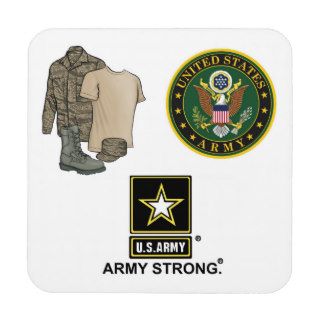 Army Clothing   Logos   Symbol Coasters
