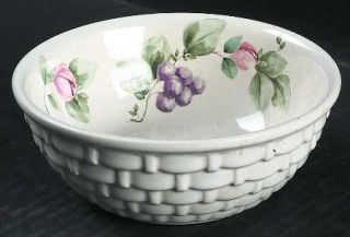 Pfaltzgraff Grapevine Small Wicker Trim Bowl, Fine China Dinnerware   Stoneware,