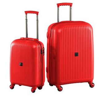 global spinner luggage set by adventure avenue