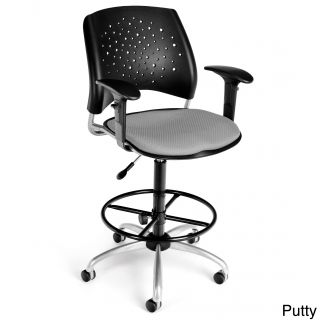 Stars Series Drafting Stool With Arms