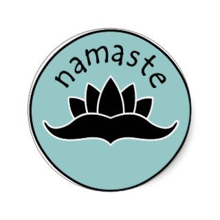 Lotus Namaste Stickers