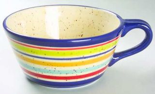 Pfaltzgraff Sedona Soup Mug, Fine China Dinnerware   Stoneware,Multicolor Stripe