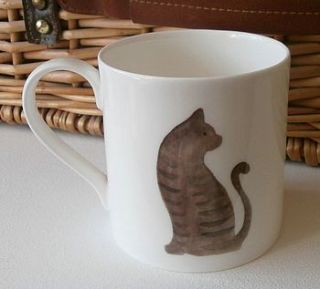 fine bone china cat mug by dimbleby ceramics