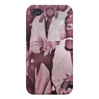 Gas Masks in the TUBE WWII iPhone 4 Cover