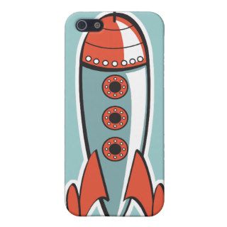 retro space rocket iPhone 5 cases