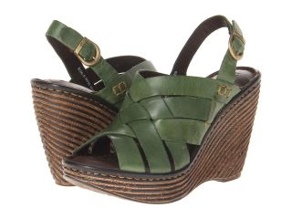 Born Isamar ) Womens Wedge Shoes (Green)