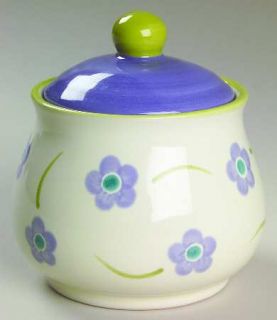 Pfaltzgraff Gillian Sugar Bowl & Lid, Fine China Dinnerware   Casual Stoneware,