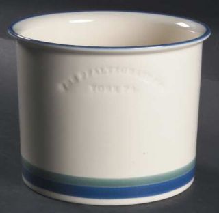 Pfaltzgraff Northwinds Gadget Crock, Fine China Dinnerware   Stoneware, Blue & G