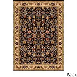 Rugs America Corp New Vision Tabriz Area Rug (710 X 1010) Black Size 8 x 10