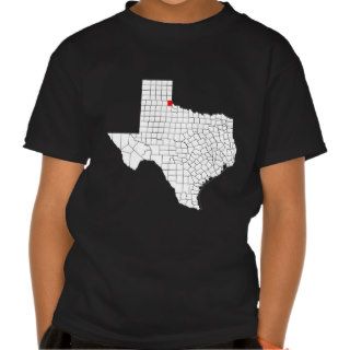 Childress County Texas Map T Shirts