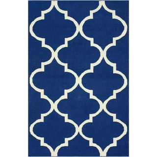 Nuloom Handmade Flatweave Moroccan Trellis Wool Area Rug (76 X 96)