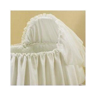 Sheer Elegance Bassinet Short Liner/Skirt and Hood   Size 16 x 32  Bassinet Bed Skirts  Baby