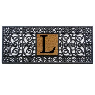 Rubber Monogrammed Doormat (17x41)