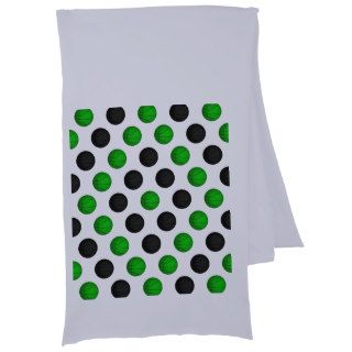 Green and Black Basketball Pattern Scarf Wraps