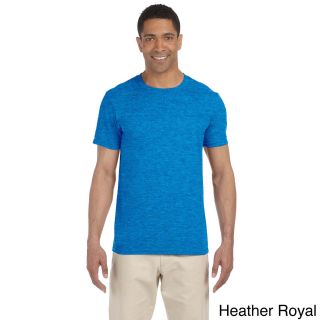 Gildan Mens Softstyle Fashion T shirt Blue Size 3XL