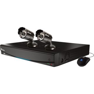 Swann Communications 4-Channel DVR Security System with 2 Cameras — Model# SWDVK-414252-US  Security Systems   Cameras