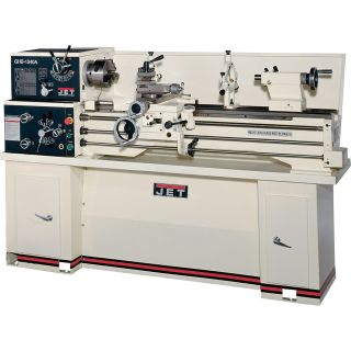 JET Geared Head Bench Lathe with Stand, 8 Speeds, 13in. x 40in., Model# GHB-1340  Lathes